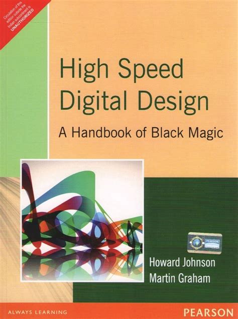 High speed digital design a handbook of black magic 1st first edition by johnson howard graham martin 1993. - Cessna t206h parts and maintenance manual.