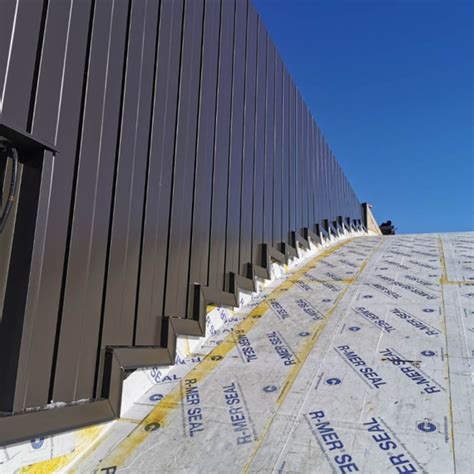 High temperature underlayment for metal roof. .  ...