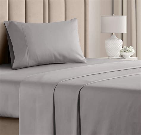 High thread count sheets. The 300 Thread Count Rayon From Bamboo Solid 2 Piece Pillowcase Set comes in a variety of vibrant solid colors to mix and match with your existing bedding. Crafted from high-quality 100 percent rayon from bamboo, these pillowcases are oversized to fit your pillows perfectly after washing. 