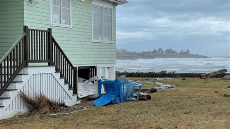 High tide, storm surge causes extensive flood damage along Maine…