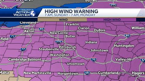 High winds warning: Potential for scattered storms and power outages Saturday in DC area