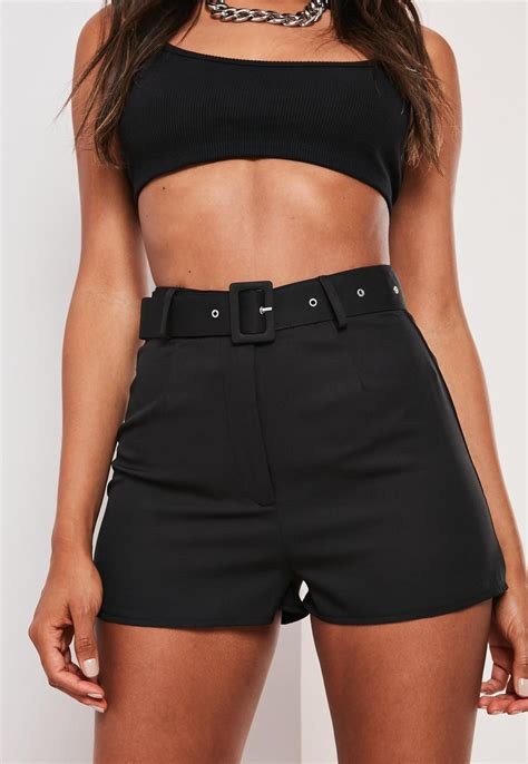 High-Waisted Tailored Shorts