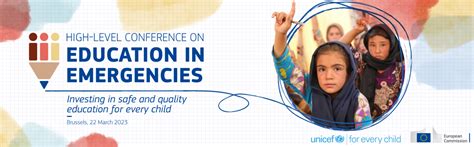 High-level Conference on Education in Emergencies (EiE)