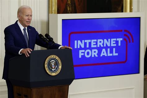 High-speed internet is a necessity, President Biden says, pledging all US will have access by 2030