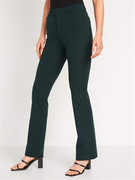 High-waisted pixie flare pants for women. Shop Old Navy's High-Waisted Pull-On Pixie Wide-Leg Pants: The stretchy profesh pant you love, with lots of leg room.elasticized waist, diagonal front pockets, faux-welt back pockets, #494944 ... Women / Pants. High-Waisted Pull-On Pixie Wide-Leg Pants. $49.99. Best Seller. 3630 Ratings Image of 5 stars, 4.33 are filled. 3630 Ratings. Product ... 