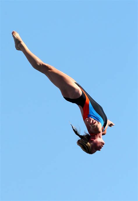 Highdive - At the Olympic Games, the sport is contested in two events – the 3-metre springboard and 10-metre high-dive. The 3 metre springboard enables divers to leap even higher into the air, while the high dive is performed from fixed platform positioned 10 metres above the water. The individual and synchronised competitions take place at both heights.