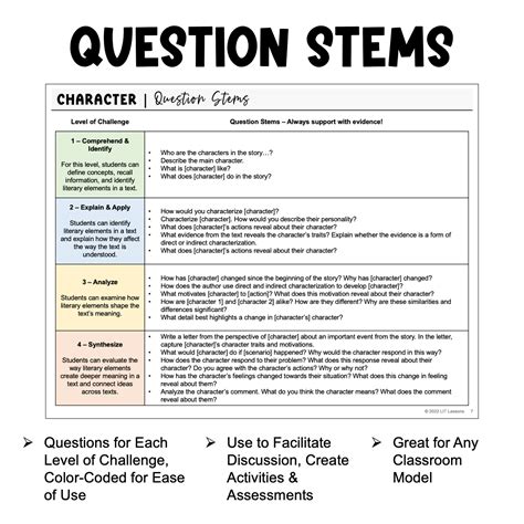 Higher Order Questions Science Teaching Resources TPT