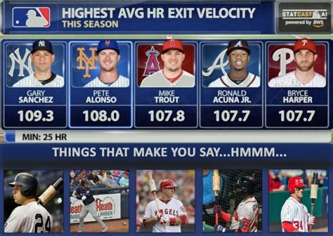 Highest exit velocity mlb. Things To Know About Highest exit velocity mlb. 