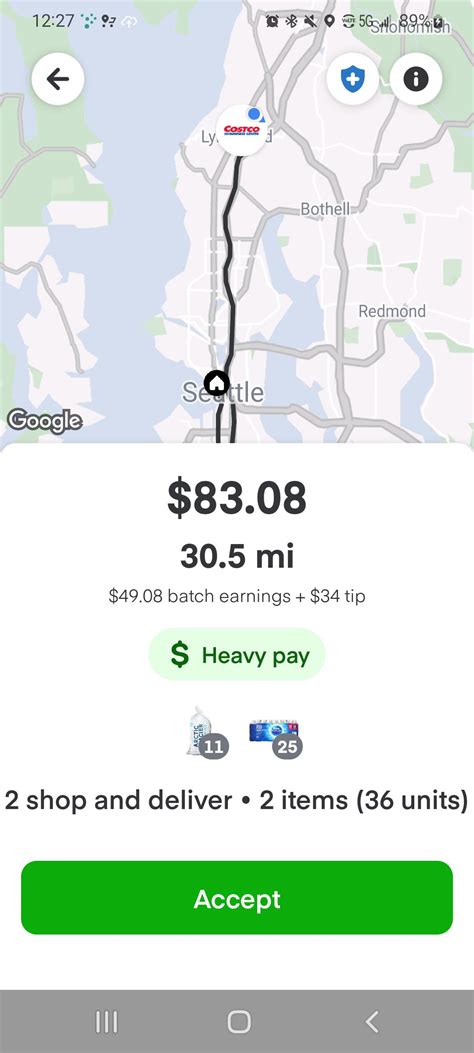 Highest paid instacart batch. A batch should be done within a hour or longer if it's more than hourly rate. For the most part, ignore orders that are under that rate unless nothing else is available. You can also just wait for a better one. Take a look at the items and the units. Items are the amount of unique items the customer has ordered. 