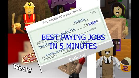 Highest paying job in bloxburg. Pizza delivery is best and that’s really the only info needed. As i would like to see if i am better at a job and the job is really near the pizza. Plus i am good at the bloxy burgers and hairdressers and i do it fast but pizza delivery is slow so i want the rankings. 