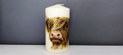 Highland Cow Candle Holder - Etsy