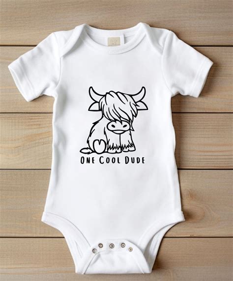 Highland Cow Onesies - Etsy