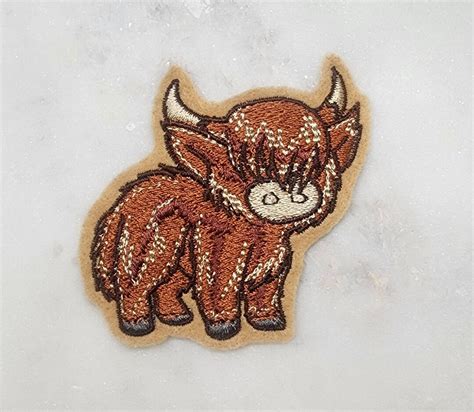 Highland Cow Patches - Etsy