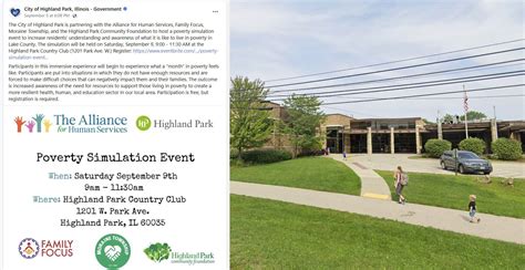 Highland Park hosting 'poverty simulation' event
