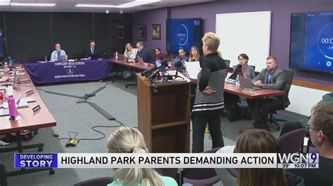 Highland Park parents demand tougher school safety measures