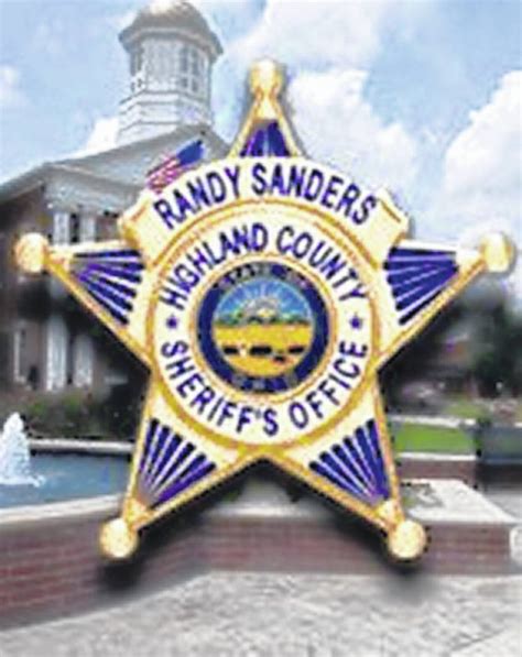 Highland county sheriff reports.  Oct.  Department of Justice, Office of Community O...