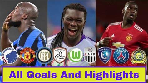 Highlights and All Goals of today football matches