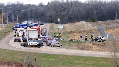 Two men were killed in a crash on Highway 22 near Kasota Sunday evening. Michael Alvin Hoffman, 53, of Mankato, and Dwan Pierre Long, 20, of Jordan, were both pronounced dead at the scene of the crash. The Minnesota State Patrol says Hoffman was northbound on Highway 22 in a Jeep Cherokee and Long was southbound in a Dodge Charger when their .... 