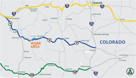 CO Live traffic coverage with maps and news updates - US Route 50 Highway Information.