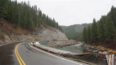 Highway 55 idaho conditions. A temporary road goes past a rock wall that buttresses a major rock slide on Idaho state Highway 55; the route is shown on Sunday, Dec. 5, 2021, a day before it reopened to traffic after a multi ... 