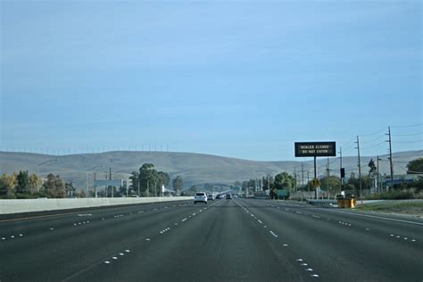 Northbound Interstate 880 (Cypress Freeway) partitions into separate roadways for I-80 west to San Francisco (Exit 46A) and I-80 east / I-580 west to Sacramento and San Rafael in Marin County (Exit 46B). 11/26/04. This section of Interstate 880 was completed in the late 1990s as part of the Cypress Freeway.