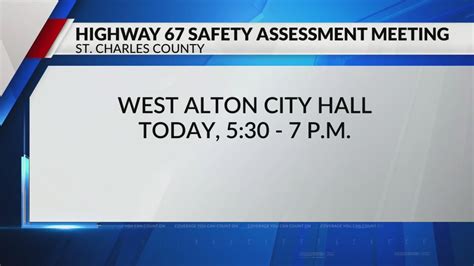 Highway 67 safety assessment meeting happening today