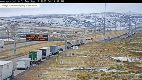 I-80 in Wyoming closes again and again after 