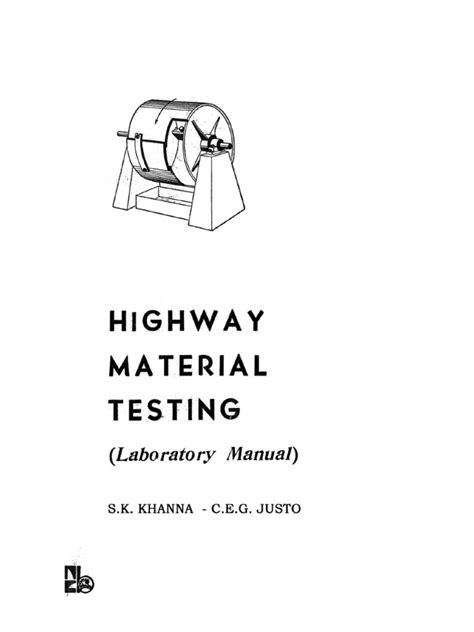 Highway laboratory material testing manual in indian standards. - Solutions manual for construction surveying and layout.