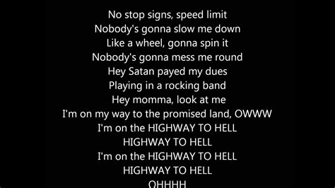 Highway to hell with lyrics. Things To Know About Highway to hell with lyrics. 