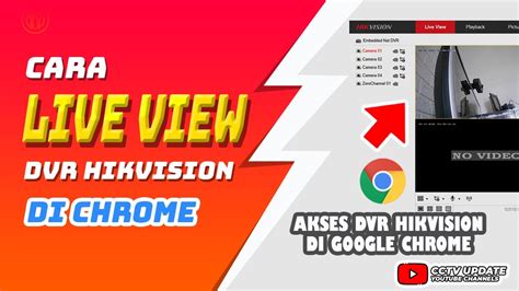 Hikvision - No Plug-in on Chrome & Firefox Dynamic CCTV