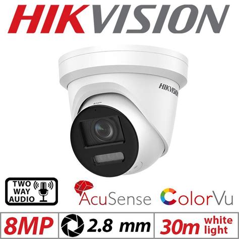 Hikvision 8mp ip camera. 0 Two Way Audio 2. 265+ compression technology Clear imagi...