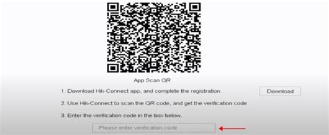 Hikvision password reset page.  On app 1) Run Hik-Connect app.  Scan the...