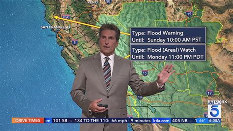 Hilary expected to bring several inches of rain to California