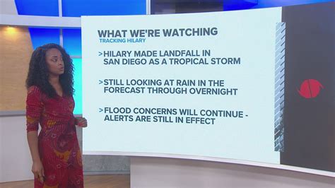 Hilary is hours away from making landfall in San Diego. Here's what to expect