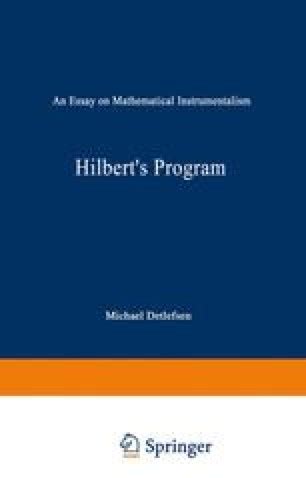 Hilbert’s Program Then and Now - University of Pittsburgh