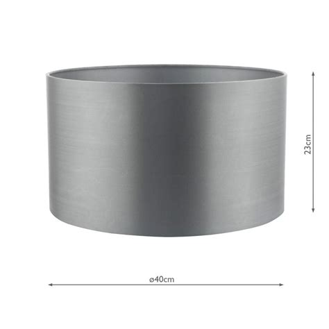 Hilda 40cm Grey Light Shade Only - Dar Lighting