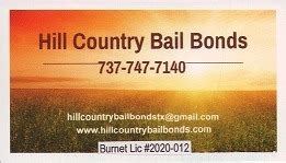 Hill Country Bail Bonds - General practice attorney - Johnson City ...