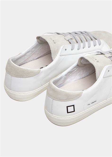 Hill Low Calf White Gold Trainer D.A.T.E. Peek