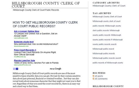 Hillsborough county court docket search. Court Case Text Messaging Notification. Court Case Text Messaging Notifications is a free service (data charges may apply from your phone carrier) to provide text messages for scheduled hearings or for payment due reminders on a court case in Hillsborough County. Go to the text messaging notifications user guide for step-by-step instructions ... 