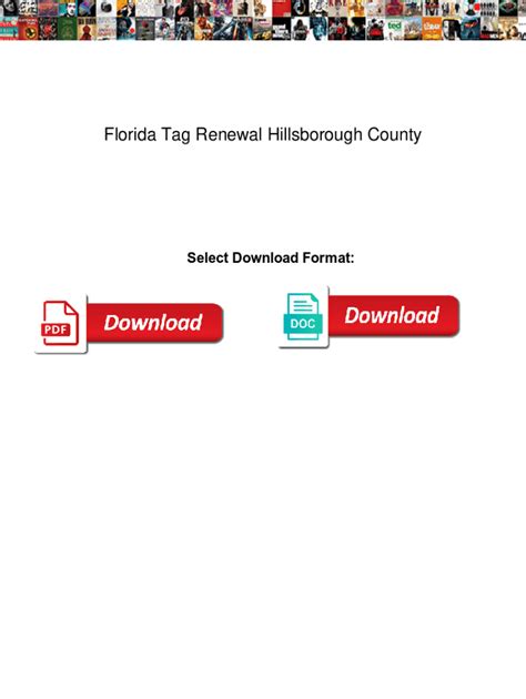 Find out how to renew your title, tag, or other tax documents at Hillsborough County Tax Collector. Check your payment plans, exemptions, and dates for upcoming renewals.