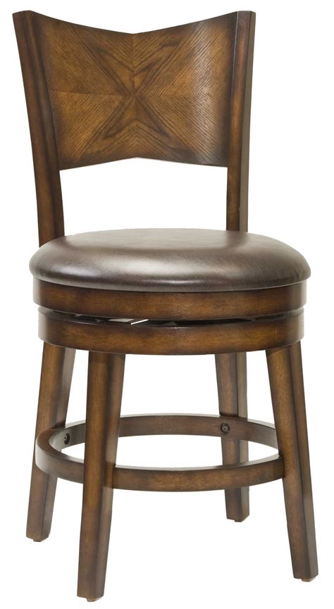 Hillsdale, Jenkins Swivel Counter Height Stool, Rustic Oak