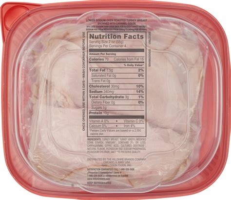 Hillshire Farm Lower Sodium Oven Roasted Ultra Thin Turkey Breast