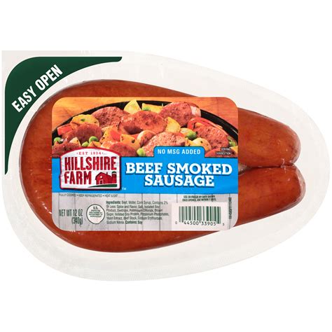 Hillshire sausage. Hillshire Farm® Jalapeño and Cheddar Skinless Smoked Sausage links offer your customers a spicy smooth flavor they can't get enough of. Made with real jalapeño peppers and cheese, these links prep easily on the roller grill and expand your offerings with a bold, on-trend flavor. All from a trusted brand customers already know and love. 