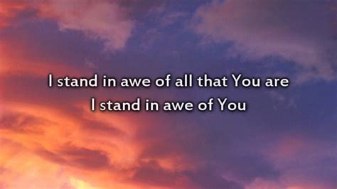 Hillsong Live - Stand In Awe Lyrics AZLyrics.com