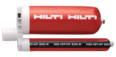Hilti hy 200 cure time. HIT-HY 200 with HIS-(R)N Working time, Curing time Temperature of the base material Working time in which anchor can be inserted and adjusted t work Curing time before anchor can be fully loaded t cure-10 °C to -5 °C 3 hour 20 hour-4 °C to 0 °C 2 hour 7 hour 1 °C to 5 °C 1 hour 3 hour 6 °C to 10 °C 40 min 2 hour 11 °C to 20 °C 15 min ... 