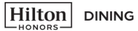 Hilton Honors Dining Program Guide 