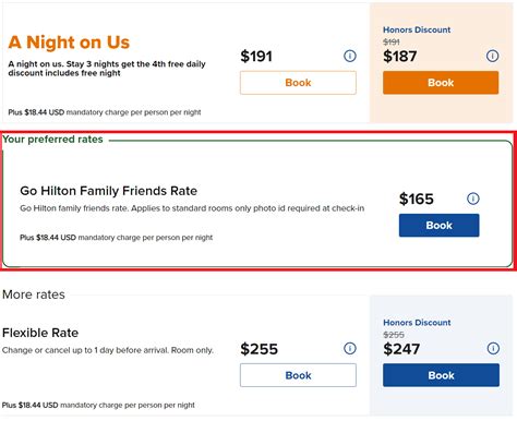 Hilton family and friends rate code. Redeem Hilton Honors points for event credits. It's also possible to redeem your points for events at a Hilton, though this isn't generally considered a good way to maximize your Hilton points ... 