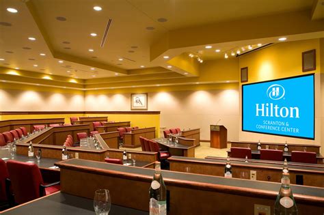 Hilton scranton & conference center scranton. Modern conference hotel with event spaces, multiple dining options, a pool & free airport shuttle. 