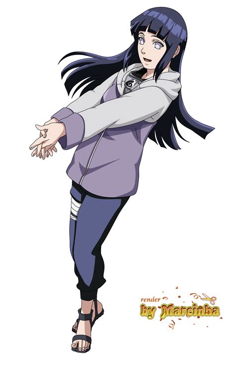 Hinata is a kunoichi from the fictional village of Konohagakure and a member of team 8, which includes her, Kiba Inuzuka with her ninja dog - Sino Aburame Akamaru and team leader Kurenai Juhi. . Hinatanaked