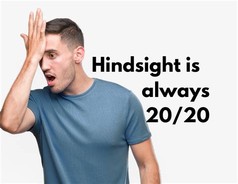 Hindsight is always 20, 20! - LinkedIn